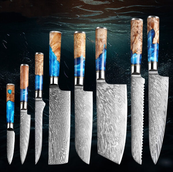 Kitchen Knife Set Chef's Knife Meat Chopping Knife - Image 6