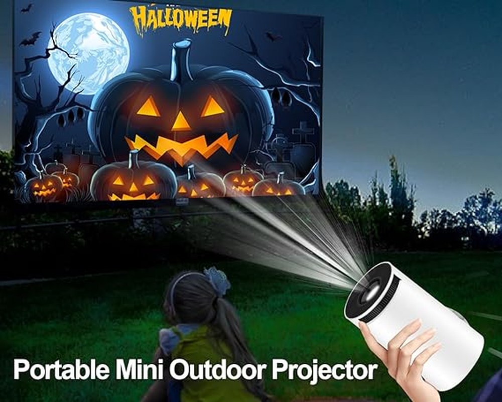 Mini Projector 4K 1080P Support, Portable Projector Wifi6 BT 5.0 Android 11, Smart Projector Auto Horizontal Correction,180°Rotatable Outdoor Movie Projector Compatible with Phone - Image 6